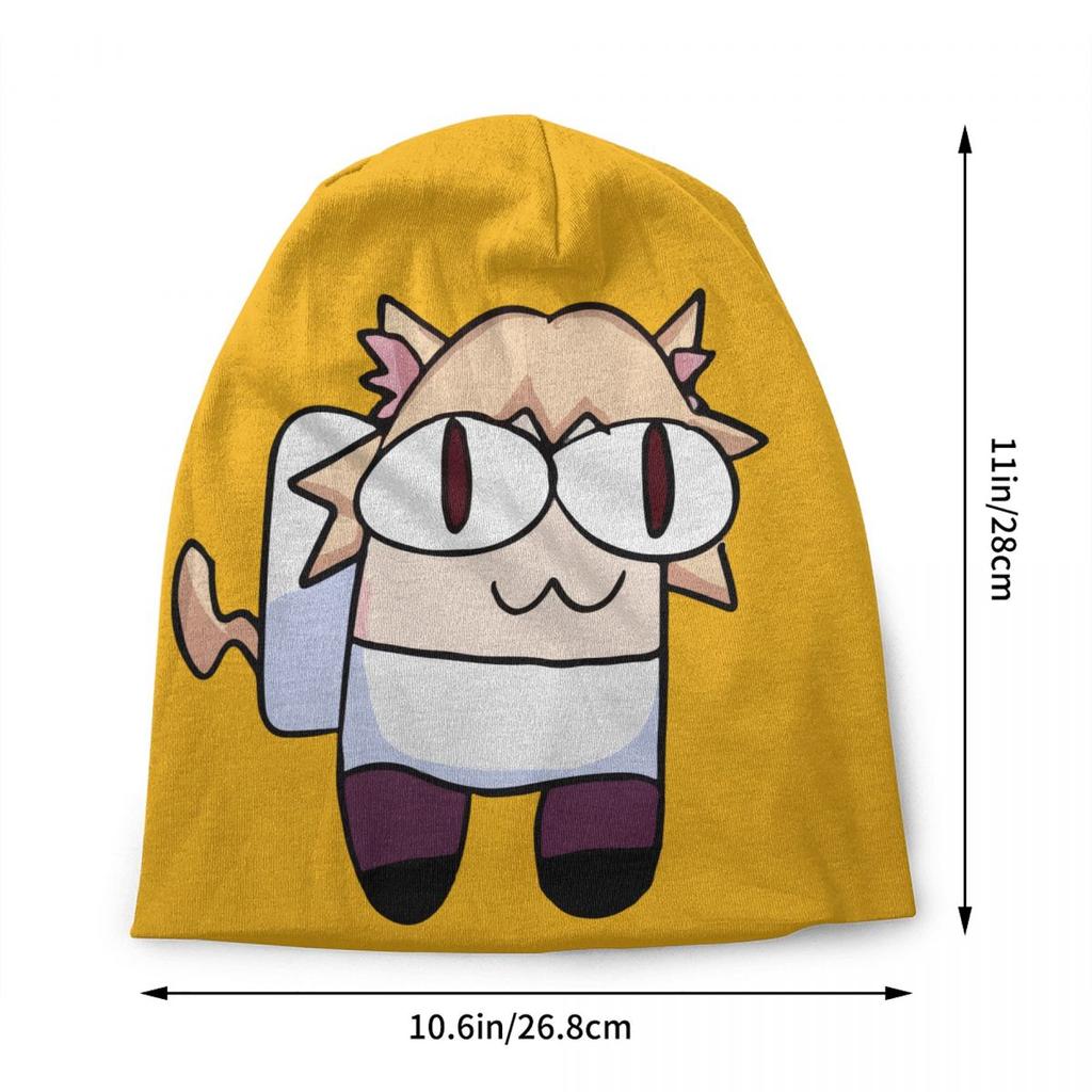 Забавная шапка-бини Neco Arc, унисекс, зимняя теплая шапка, женская вязаная шапка, уличная лыжная шапка Tsukihime, шапочки с черепами для девочек и кошек, шапки
