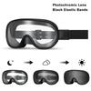 BOLLFO Motorcycle Goggles Vintage Photochromic Motocross Riding Gear UV400 Anti-fog Lunette Ski Snowmobile Snowboard Glasses
