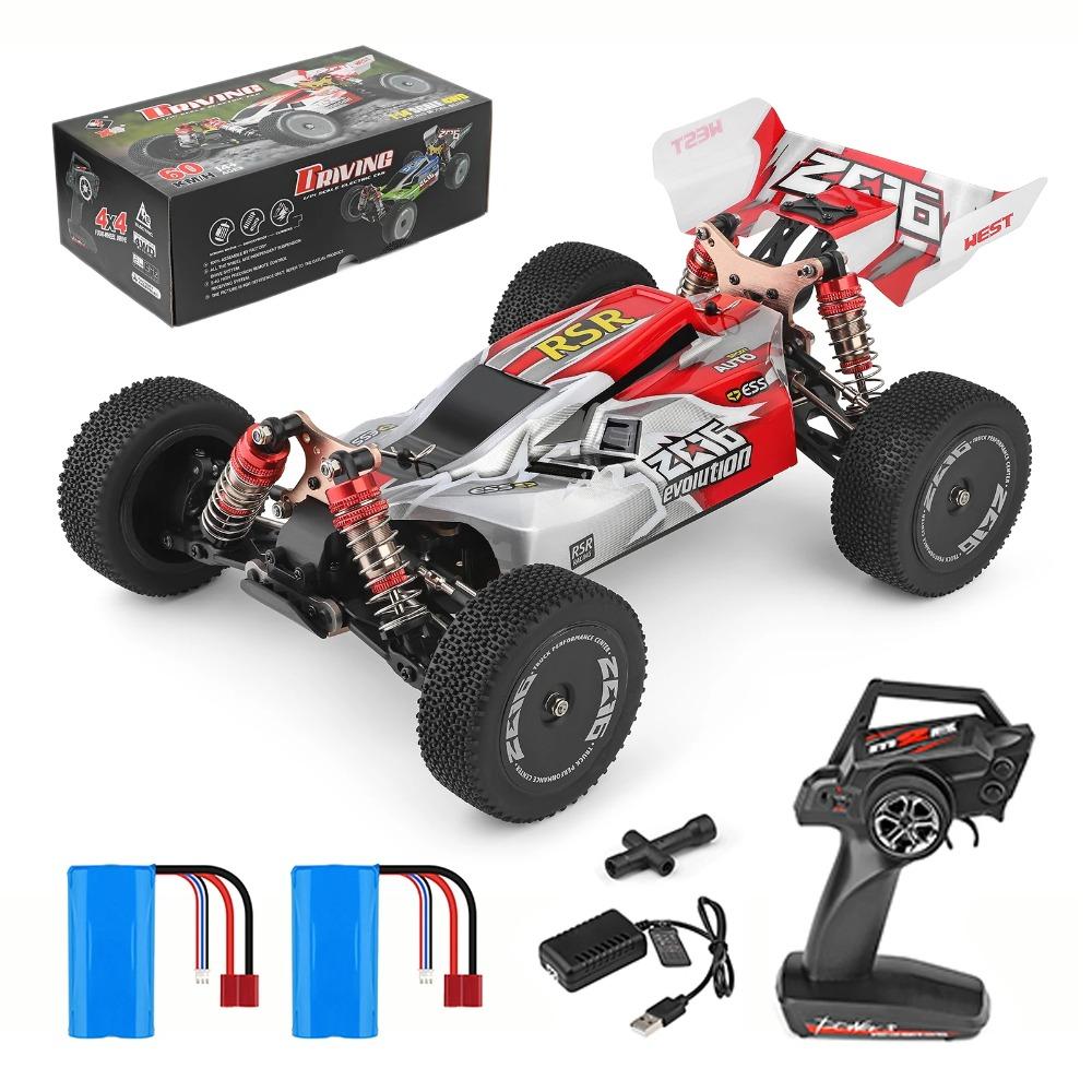 Радиоуправляемая гоночная машина WLtoys 144001, 1:Высокоскоростная радиоуправляемая машина, масштаб 1:14, 60 км/ч, подходит для улицы и в качестве подарка