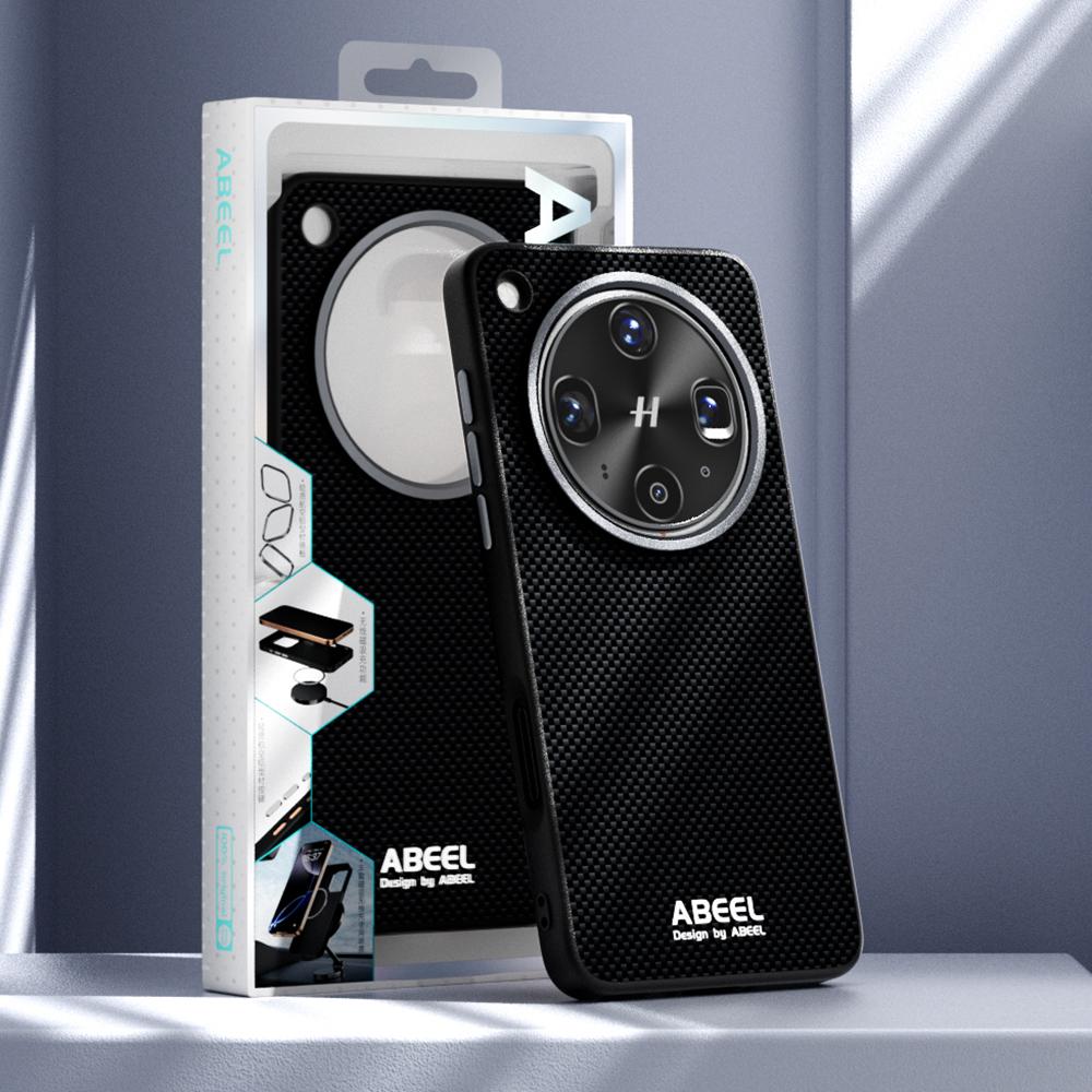 ABEEL Чехол для Oppo Find X8s 5G Совместимый с MagSafe Печатный ПК ТПУ Алюминиевый сплав Кожаный чехол для телефона