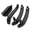 Черная ручка внутренней двери для BMW X3 F25 X4 F26 2011-2017, 4 шт./компл., подходит только для модели с левым рулем