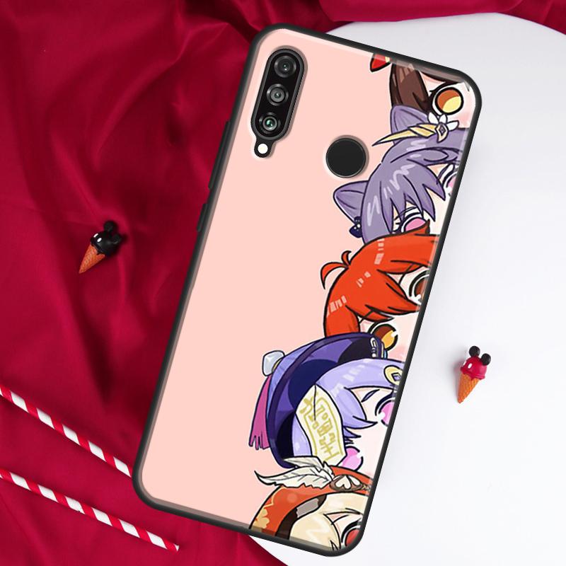 Чехол Genshin Impact Аниме Милый Для Huawei Nova 9 SE 10 5T Y90 Y70 Y60 Y61 Y91 Y72 12i 12s 11i P60 Pro P20 P30 P40 Lite