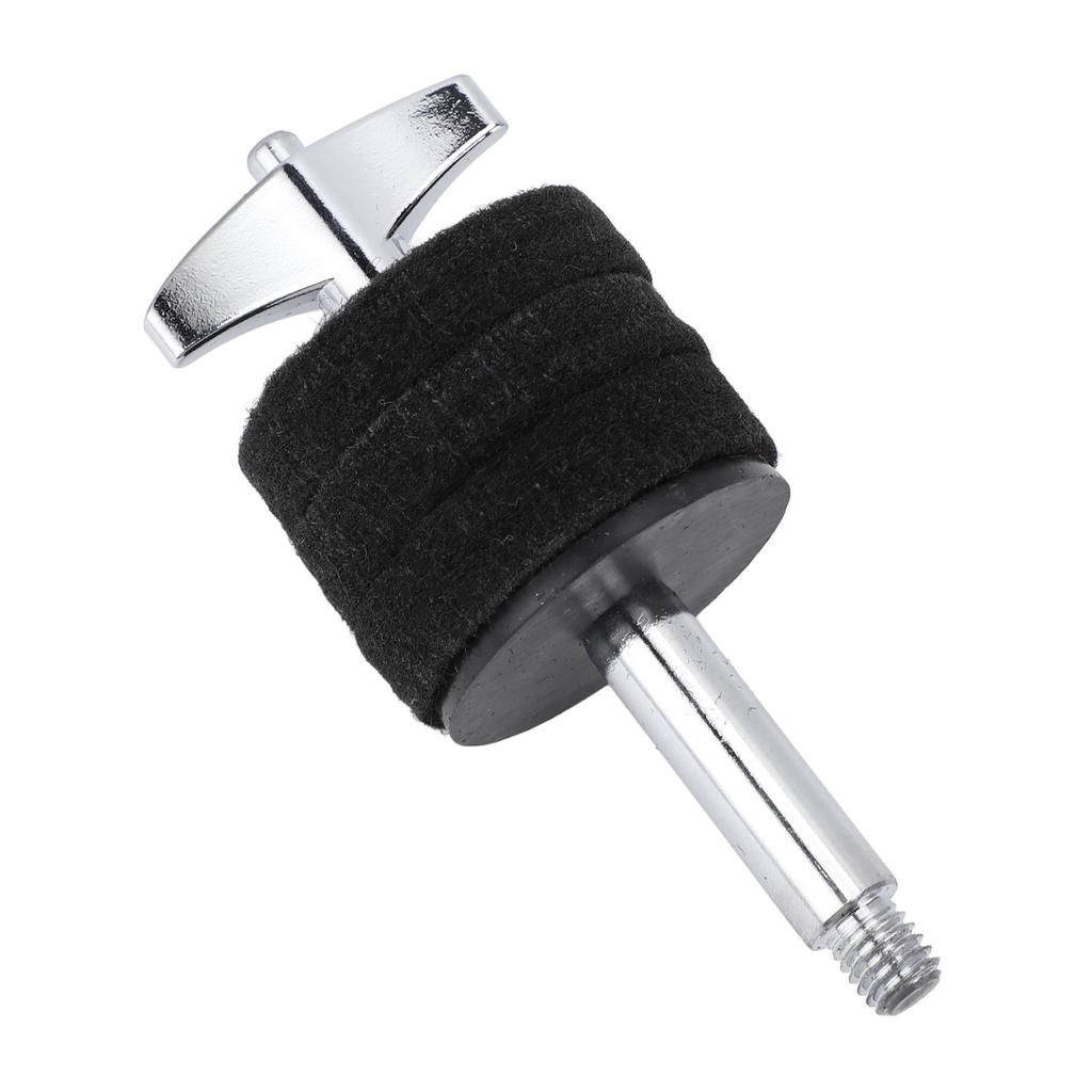 Стойка для тарелок Алюминиевый сплав Войлок Водная стойка для тарелок Насадка-стекер для барабанной установки Черный