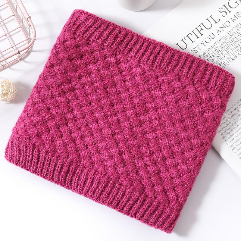 Универсальный флисовый утолщенный шарф-снуд для мужчин и женщин, зимний теплый вязаный шарф-капюшон