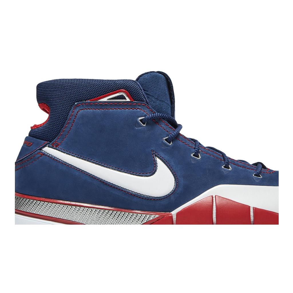 Nike Zoom Kobe 1 Protro 'USA' 2018 (Unisex) Midnight Navy / White-Varsity Red Basketball Shoes AQ2728 400