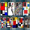 Чехол для телефона RUICHI Bauhaus style abstract piet mondrian для Samsung Galaxy A02 A12 A21 A22 A32 A41 A42 A51 A71 A72 Shell