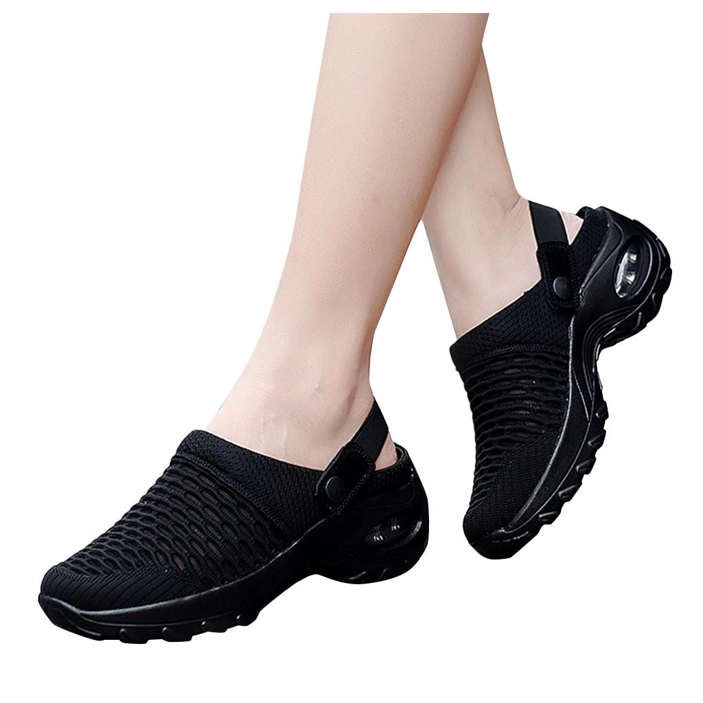 Новые женские комплекты ультралегких сетчатых туфель, повседневные тапочки, сандалии