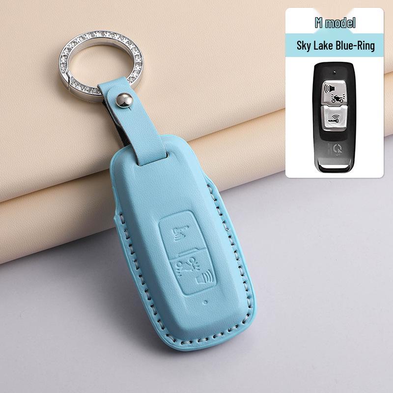 Handmade Motorcycle Key Cover for Click150, Vario150, PCX160 - Two-Button Style