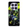 Чехол - Maniacase - Xiaomi Redmi Note 14 Pro 5G - Мягкий - Черный - Логотип Valentino Rossi Motogp