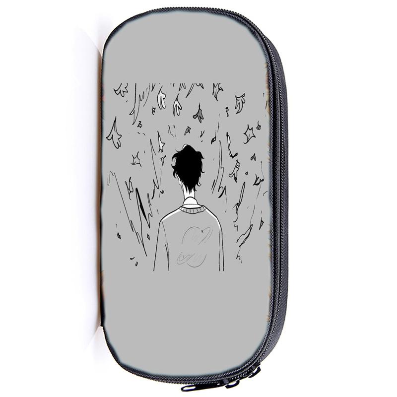 Heartstopper Канцелярские принадлежности Сумка-карандаш Ник и Чарли Студенческий экзамен Специальный нейлоновый чехол для ручки ЛГБТ-сумка унисекс Школьные принадлежности