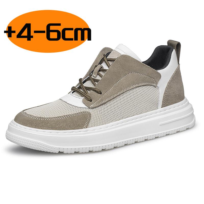 Повседневная обувь из натуральной кожи для мужчин, удобные кроссовки для ходьбы, легкие вулканизированные туфли с толстой подошвой, мужская обувь для скейтбординга