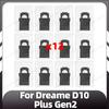 Совместимость с Dreame D10 Plus Gen2 Сменная основная боковая щетка Фильтр HEPA Насадка для швабры Пылесборники Запасные части Аксессуары