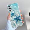 Чехол для телефона Samsung Galaxy S26 S25 S24 S23 S22 Ultra S20 S21 FE 5G Plus Мягкий прозрачный чехол Океанский дельфин