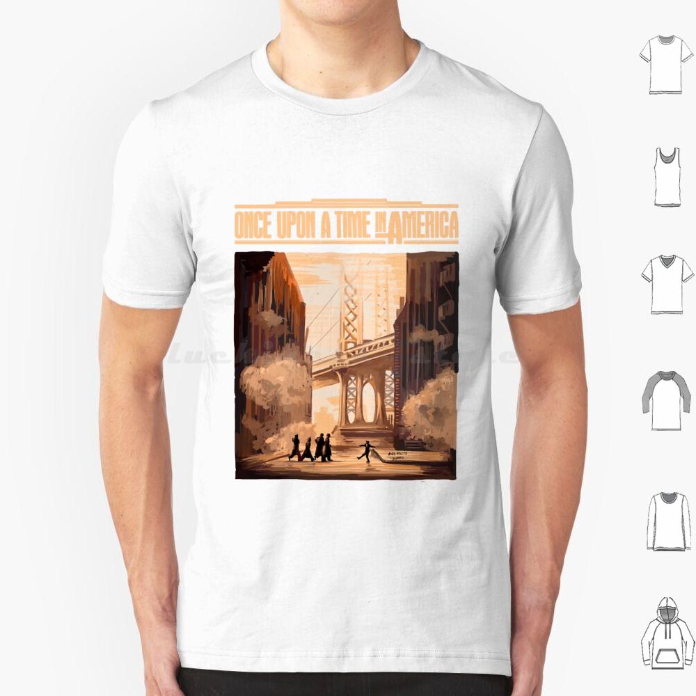 Once Upon A Time In America Illustration By Burro T Shirt Big Size 100 Cotton Once Upon A Time America Gangsters De Niro