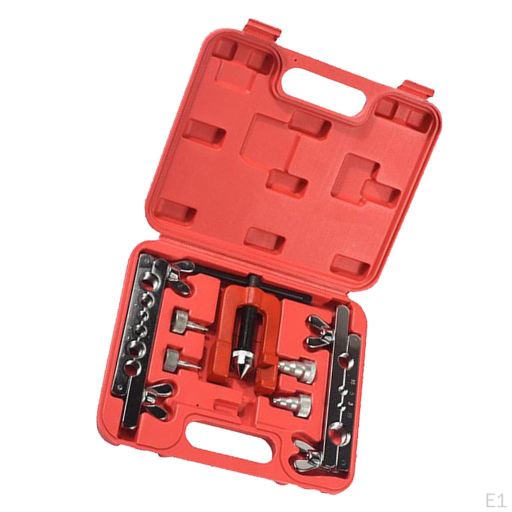 Flaring Tool, 3 Manual Expander Tool Copper Heads Tube Swaging Kit, 7Pcs/Set