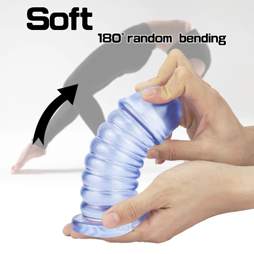 Большая Анальная пробка, огромная анальная игрушка, большое расширение ануса, массажер простаты, мастурбатор, секс-игрушки для взрослых для пар, мужчин, женщин, геев