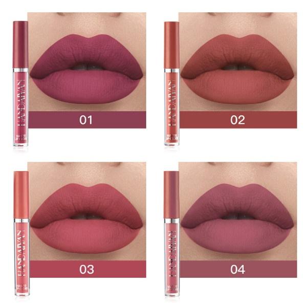 6Pcs/Set New Long Lasting Waterproof Lipstick Set Women Lips Makeup Cosmetic