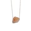 Natural Stone Irregular Multi-color Clavicle Chain Necklace With Accessories