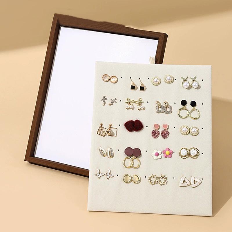 Винтажная подставка для колец, большая вместимость, стойка для хранения ювелирных изделий, подходит для колец, серег, подставка для демонстрации ювелирных изделий