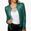 Short Casual Women's Jacket for Spring with Eye-catching Sequins and Chic Style