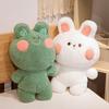 Милая маленькая плюшевая игрушка-зайчик, пушистая лягушка, большая подушка для обнимания, детская кукла для обнимания во сне, тряпичная кукла, подарок для девушки