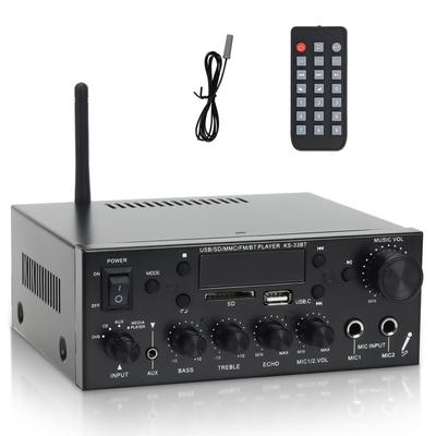 QuiExact Power Audio Small Bluetooth Card USB Radio Remote Control Mini Volume Adjustable Low For Home New Party Amplifier, Amplifier, Amplifier,