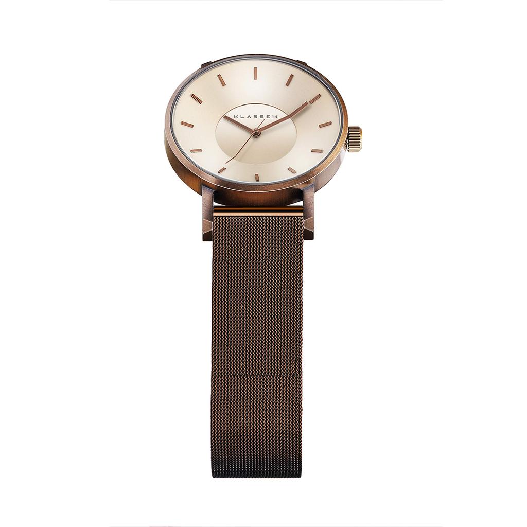 Часы VOLARE VINTAGE GOLD Mesh VO18VG002W подлинные импортные коричневые [класс четырнадцать] женские