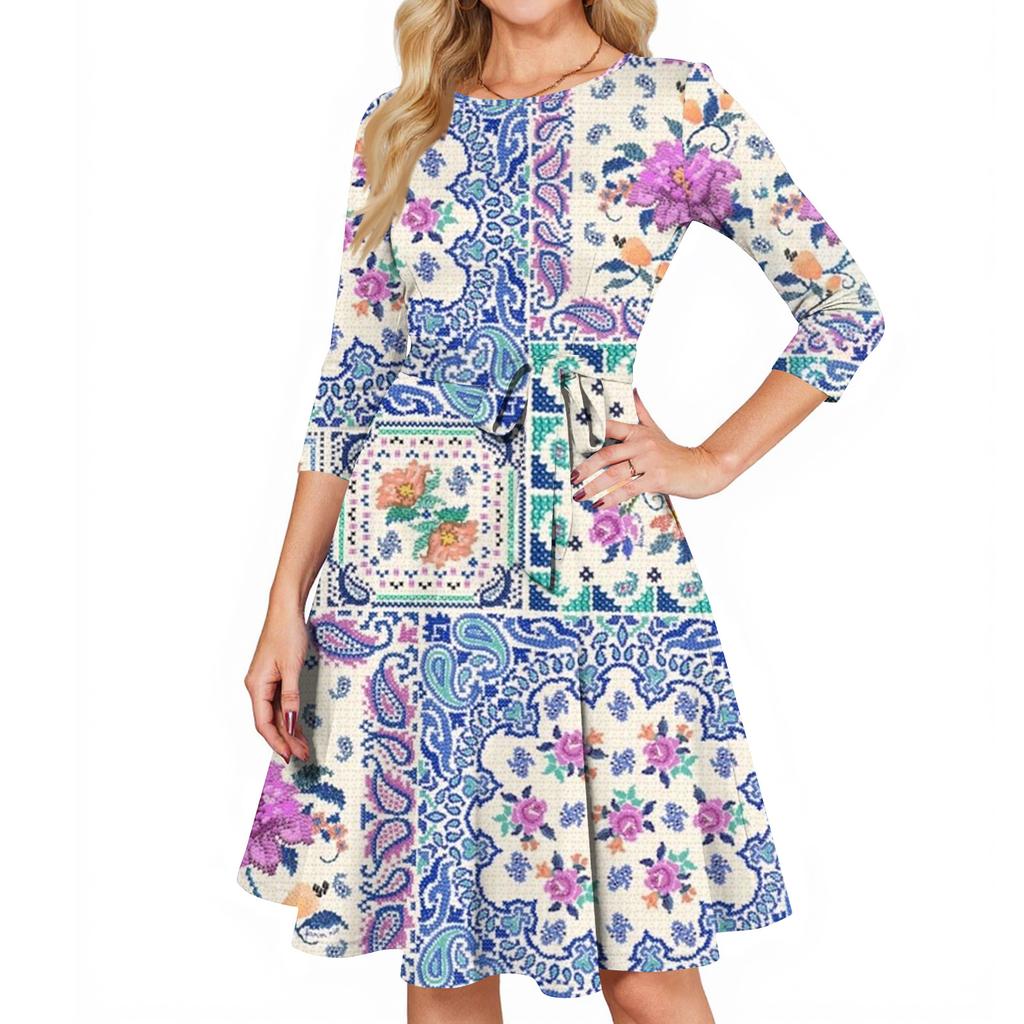 Женские коктейльные платья с рукавом 3/4, винтажное платье для гостьи на свадьбу