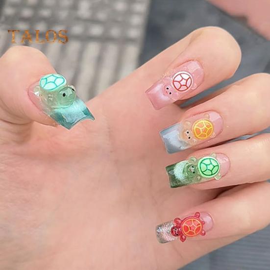 100 шт. Мини-фигурки черепах, светящиеся в темноте, украшения в виде черепах, миниатюрные статуи черепах для декора сада фей, поделки своими руками, микроландшафтный дизайн