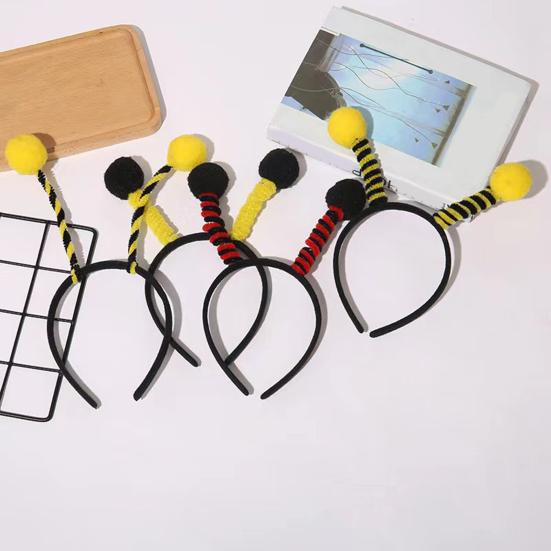 Повязка на голову в виде пчелы на Хэллоуин, рождественскую вечеринку, праздничный обруч для волос в виде пчелы, аксессуары для волос на праздничную вечеринку