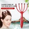 Five Claw Ball Head Massager Japanese Scalp Decompression Head Therapy Scratch Head Magnetic Comb Facial Massage Scraping Tool