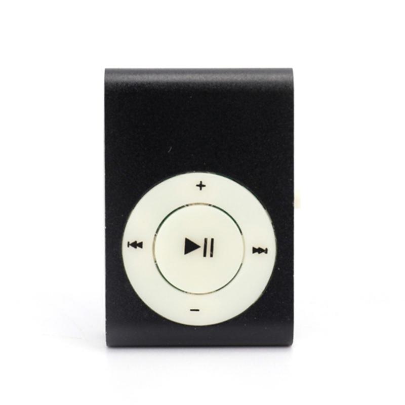 Металлический зажим, карманный MP3-плеер, расширяемая память с помощью карты памяти, насыщенный басовый звук, увеличенное время работы от батареи