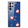 For Samsung S23 Ultra Glass Case Christmas Tempered Cover Hard Cases for Samsung Galaxy S23 Plus Funda Gift Cat SamsungS23 Capa