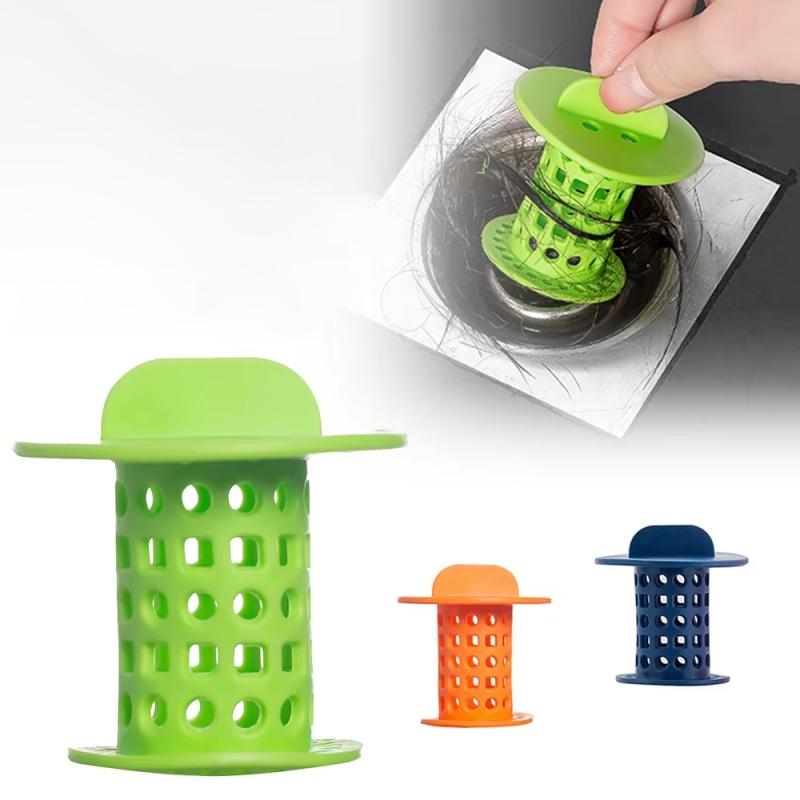 Bathroom Sink Drain Strainer, Hair Catcher Shower Drain Cover, Suitable for Bathroom Bathtub Shower and Sink