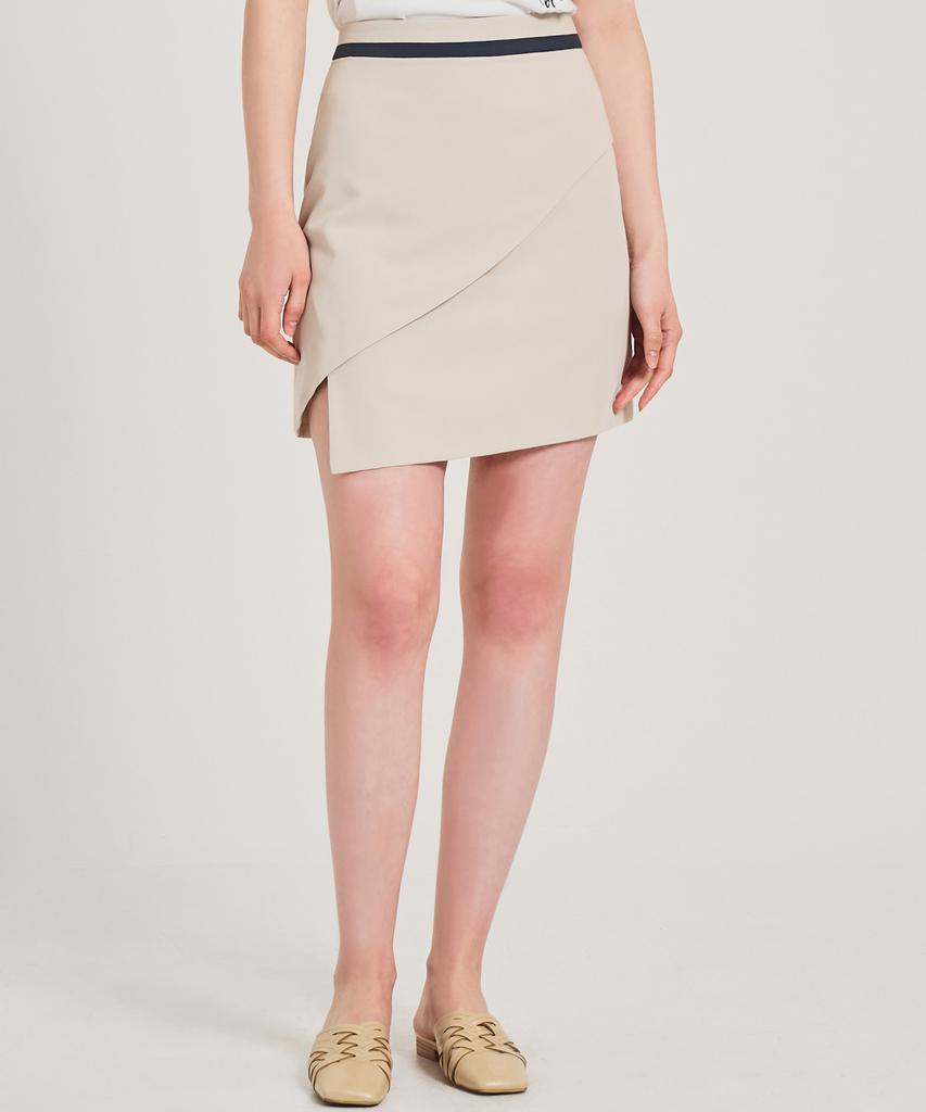 Hye Young Kim Wavy Wrap Skirt - Light Beige