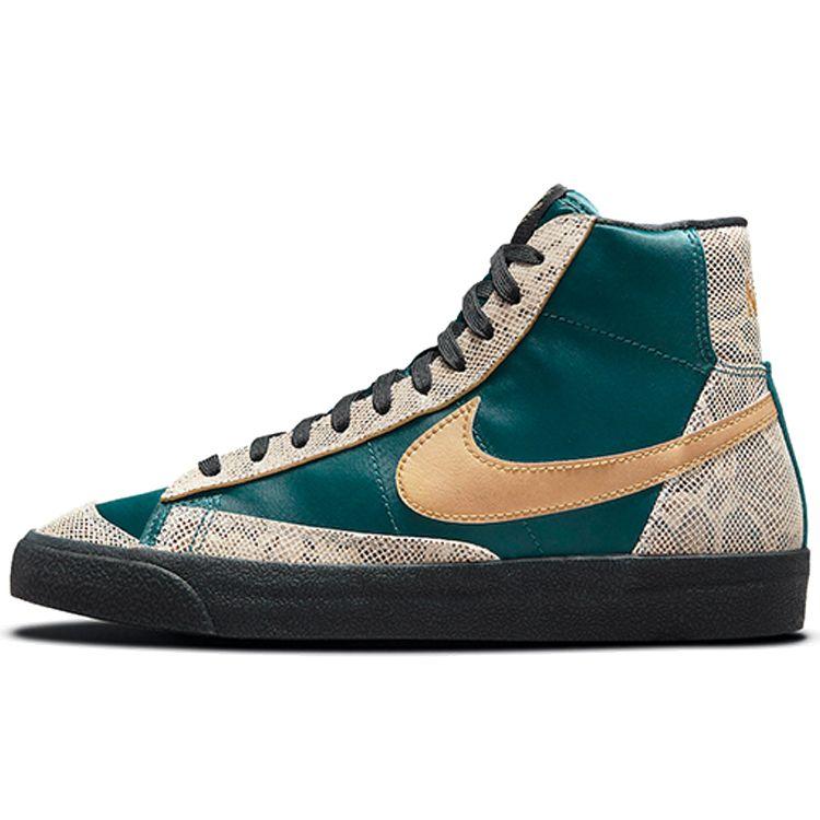 Nike Женские кроссовки Blazer Mid 77 Lucha Libre Темно-бирюзово-зеленые черные DM6176-393