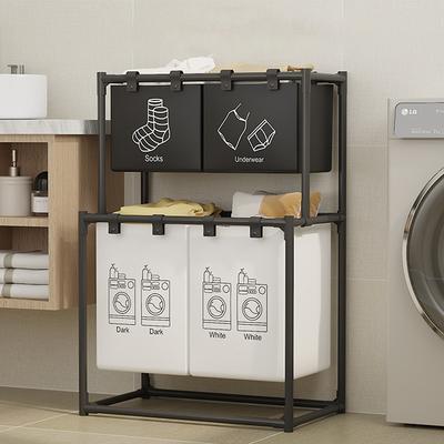 Многофункциональная корзина для грязной одежды, корзина для хранения одежды, бытовая корзина для белья, полка для хранения на балконе, корзина для грязной одежды