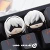 Мультфильм Лоббо Нир:Автоматы Йорха Нет. 2 Тип B 2B Yorha Нет. 9 Типов S 9S Смоляные Колпачки Клавиш Клавиатуры Украшение Игровой Периферийный Устройство Подарок