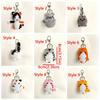 Handmade Hand Cat Keychain Handwoven Yarn Kitty Bag Charm Crochet Kitten Keyring  Backpack Decor