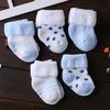 Kiddiezoom 5/6 пар/лот унисекс нескользящие детские носки для обуви 0-12 месяцев хлопок для мальчиков и девочек meia infantil дешевые вещи
