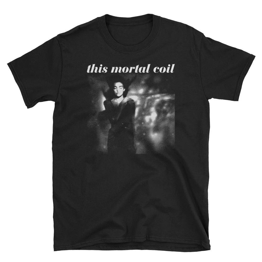 Vtg THIS MORTAL COIL Band Heavy Cotton Black All Size Unisex Tee Shirt HH642