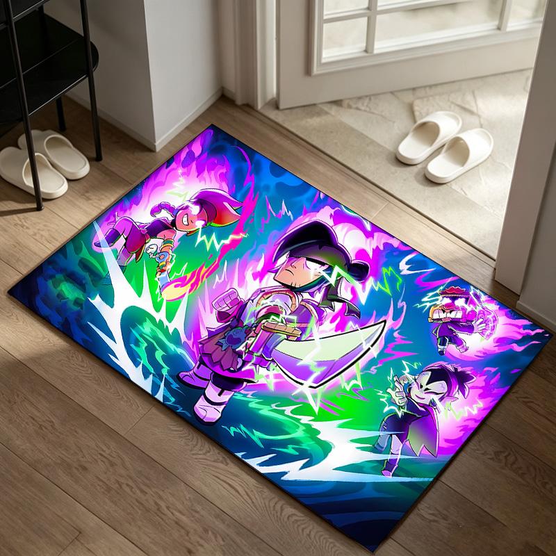 Brawl Heros A A rug suitable for office chair areas living rooms and computer desks perfect for home offices and an ideal holiday gift