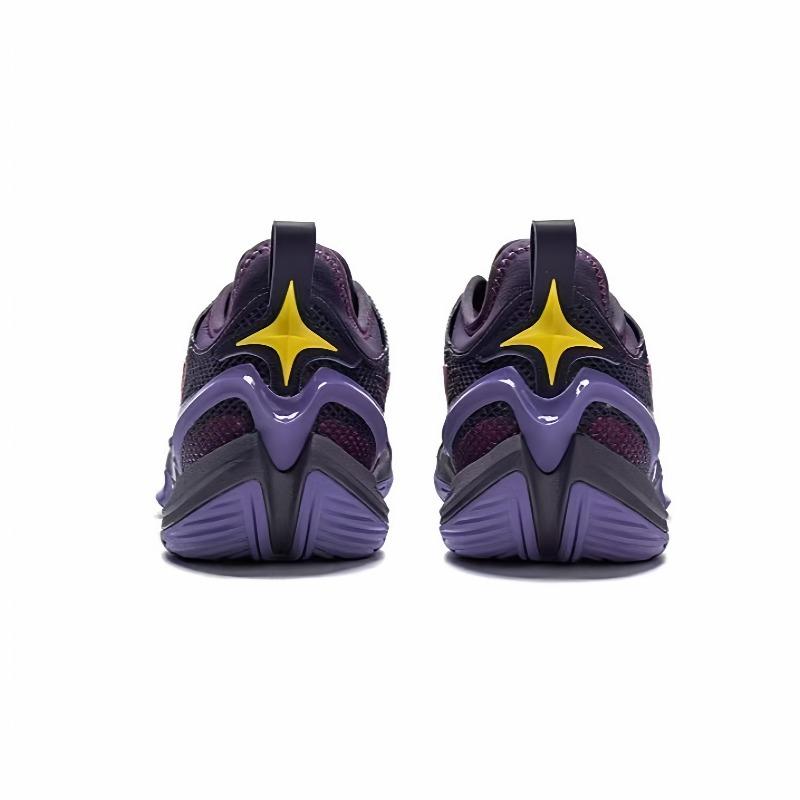 Li-Ning BadFive Guerrilla 2 SUPER Мужские низкие уличные баскетбольные кроссовки Фиолетовые ABFW001-4