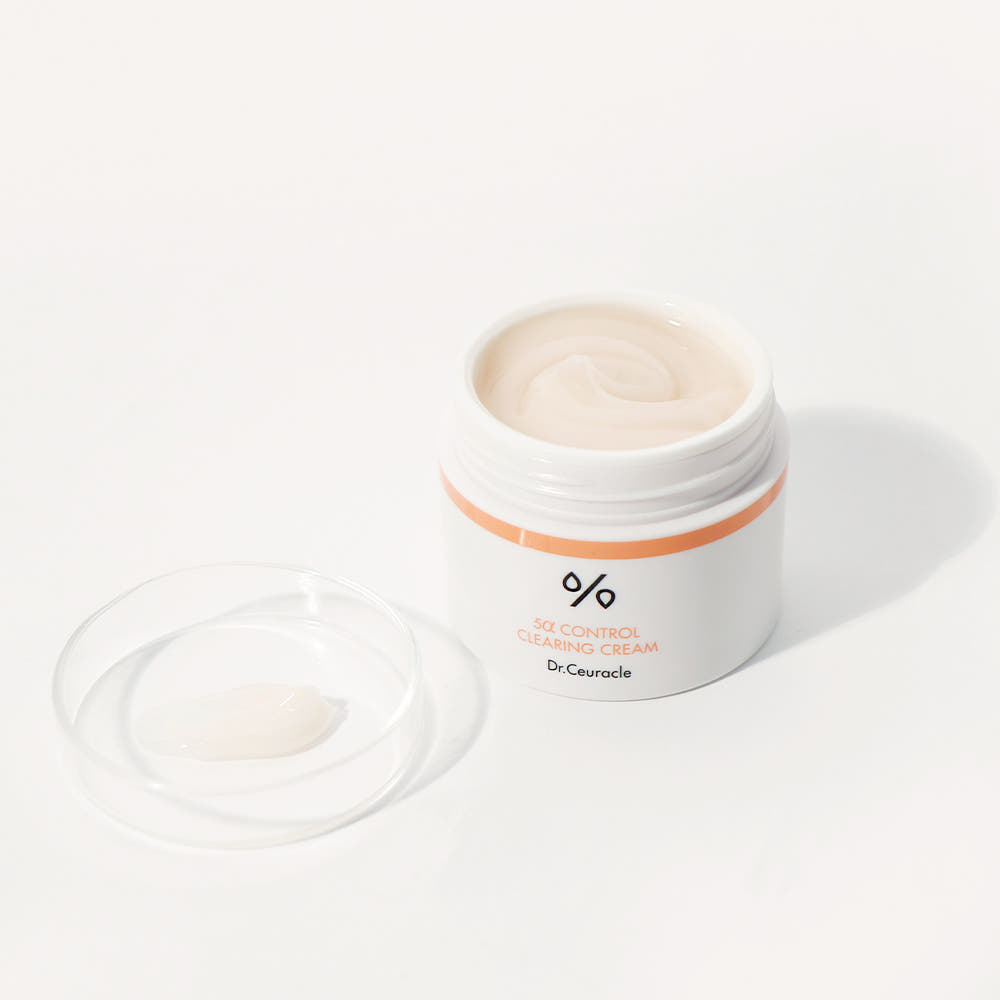 Dr.Ceuracle 5 Alpha Control Clearing Cream 50g Korean Sebum & Moisture Balancing Face Cream