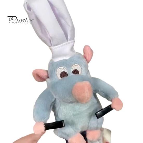 Повязка на голову Cooking Mouse King с 2 зажимами, легкая плюшевая повязка для волос с мышкой, нескользящая петля для волос с плюшевой игрушкой, аксессуары для волос для женщин и девочек, головные уборы