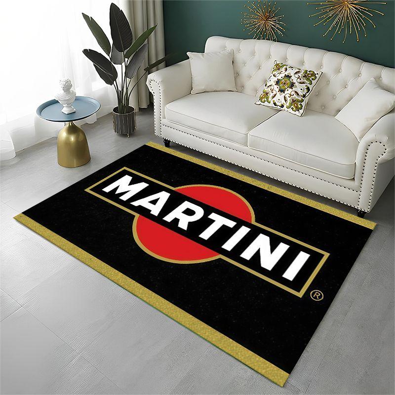 Коврик для гостиной, спальни, игровой комнаты, гоночный автомобиль M-Martini Moto, нескользящий, мягкий ковер, напольный коврик, декор для дома, детская комната