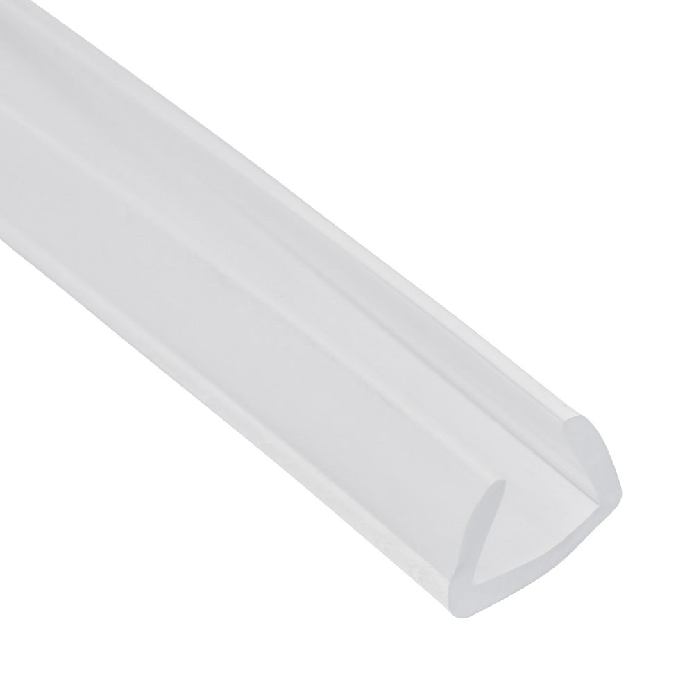 U-Shaped Rubber Edge Guard Strip Shower Door Sealing Tape Glass Protector Trim Edge Banding Tape
