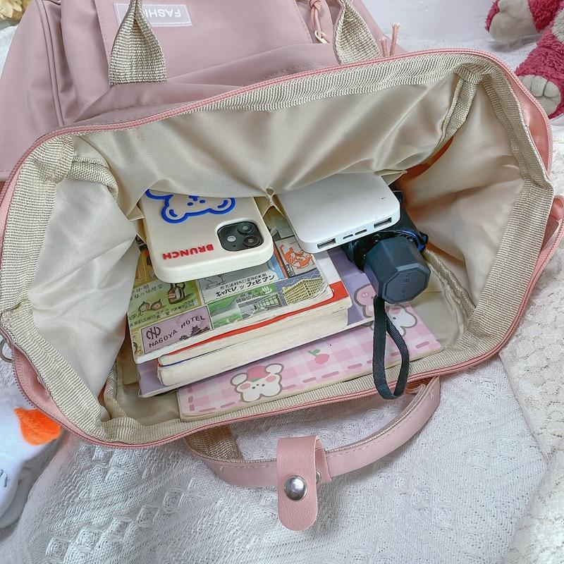 Водонепроницаемый рюкзак для женщин, нейлоновая школьная сумка для ноутбука, милый дорожный женский рюкзак, модные студенческие сумки