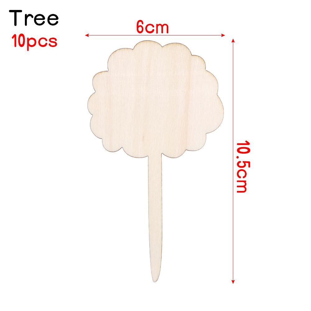 Nursery Pots Plant Markers Planting Tags Garden Wooden Labels Bonsai Ornament Bamboo Crafts