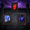 Mirror Style Halloween Hanging Decoration Plastic 23.7 x 4.4 x 30.7 cm Costume Accessory for Entryway Hallway Indoor Party Display
